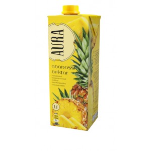 Ananasų nektaras AURA, 1 L